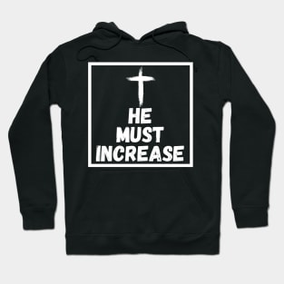 HE Must Increase - All White Hoodie